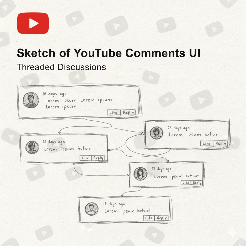 Comments Threading Live on YouTube